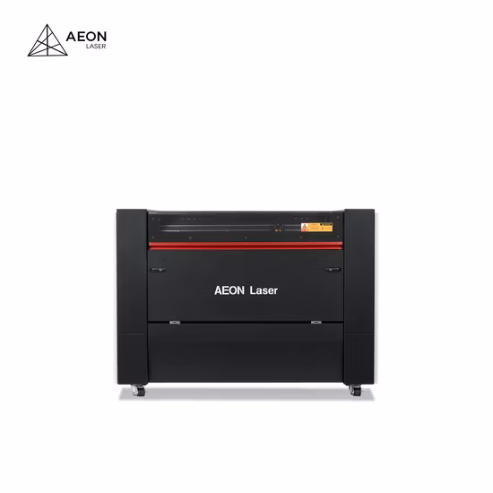 Newest 80W/100W CO2 Glass Tube +RF30W/60W Metal Tube Vector Engraving 1070 CO2 Laser Engraving Cutting Machine for Fabric/Textile/Woven Labels/Paper/Wood/Stone