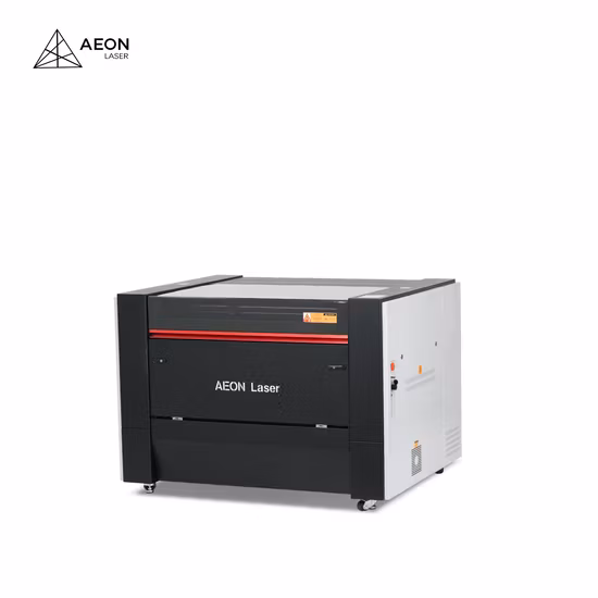 Newest 80W/100W CO2 Glass Tube +RF30W/60W Metal Tube Vector Engraving 1070 CO2 Laser Engraving Cutting Machine for Fabric/Textile/Woven Labels/Paper/Wood/Stone
