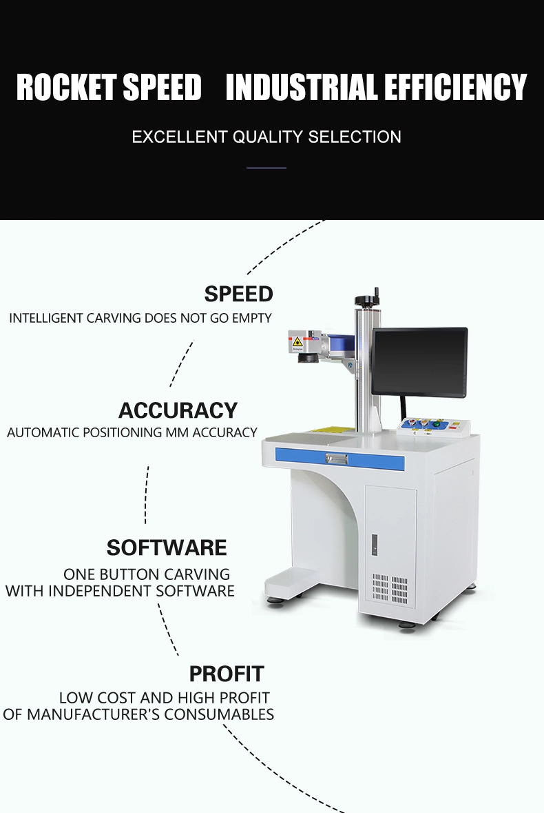 China Factory CO2 Laser Marking Engraving and Cutting Machine for Wood Craft, Acrylic, Plastic Products