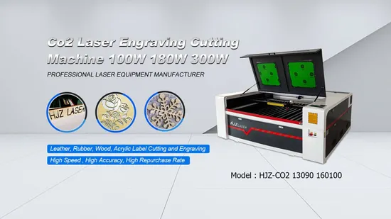 CO2 300W 500W 600W Máquina de corte a laser CNC para madeira Acrílico Tecido de couro Fibra de vidro Pano de fibra de carbono PVC Plástico Junta de borracha Espuma Metal Aço