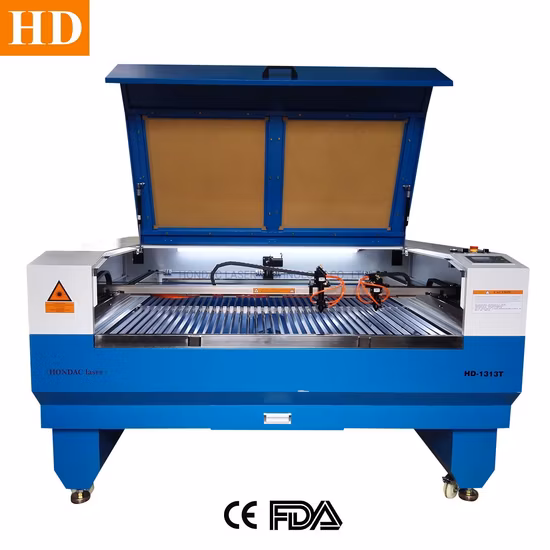 Reci Cdwj Yongli Efr 100W 130W 150W Strip Updown Table Acrílicos Madeira PVC Plástico Espuma Tecido Couro Papel Corte a Laser Máquina de Impressão Gravura 1390 1325